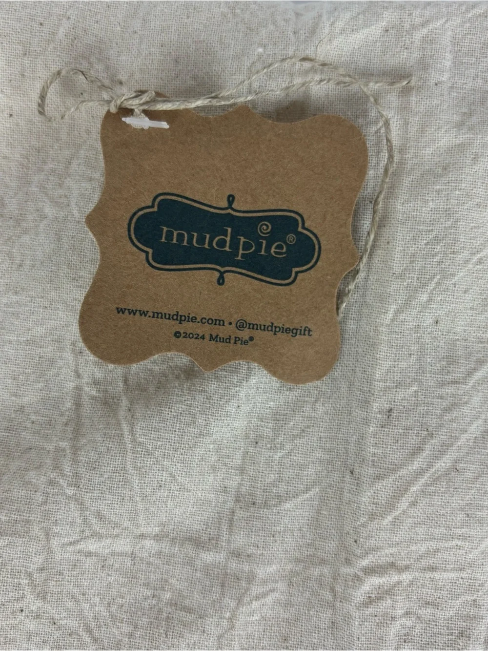 Mud Pie Sleigh Pom Towel Christmas